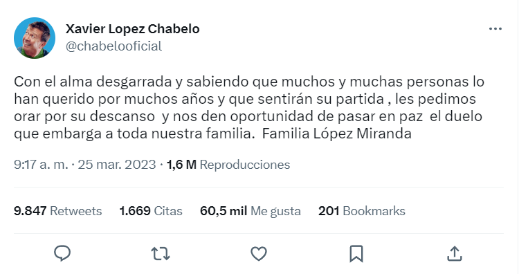 Twitt de la familia